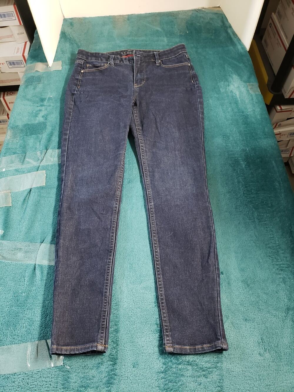 White House Black Market Jeans Size 4 Women Blue Pants The Sculpt Skinny Ankle